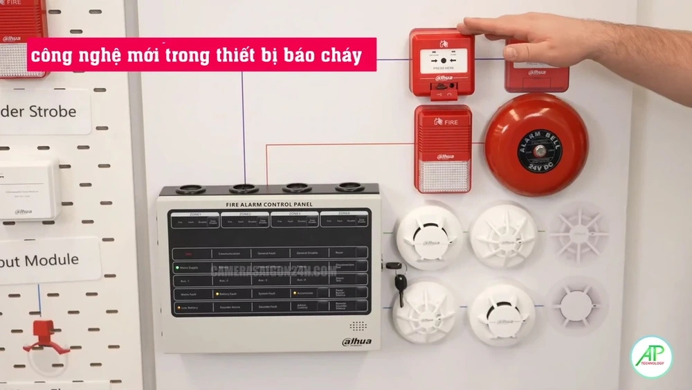 công nghệ trong thiết bị phòng cháy chữa cháy