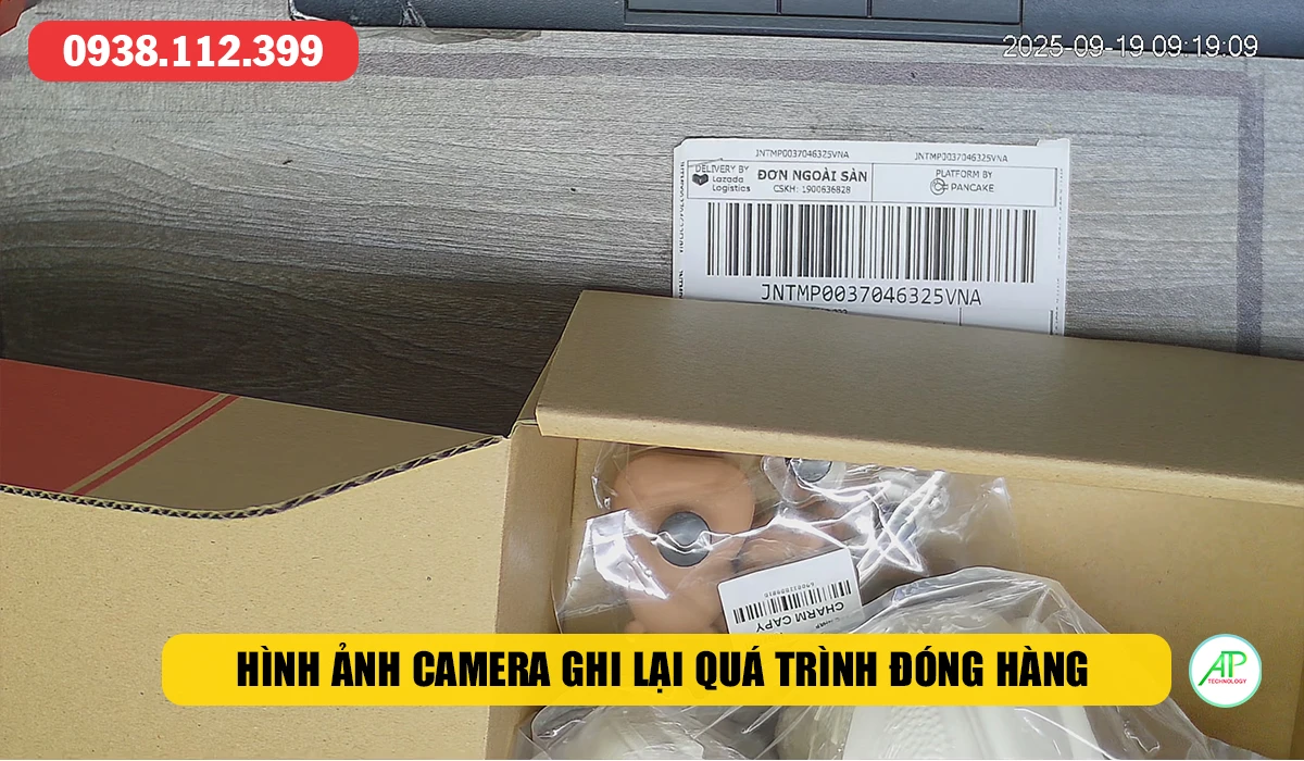 hình ảnh demo camera quay đóng hàng
