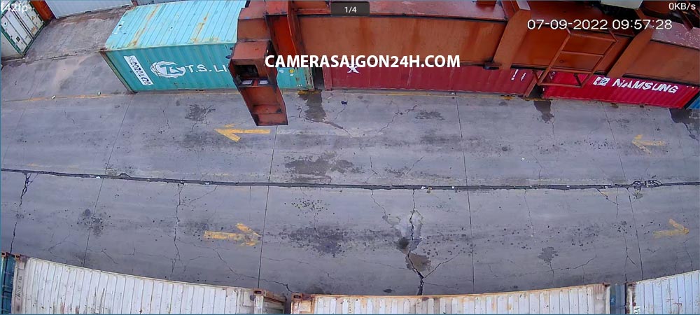 hình ảnh ghi hình thực tế lắp camera wifi ngoài trời Dahua DH-IPC-HFW1230DT-STW
