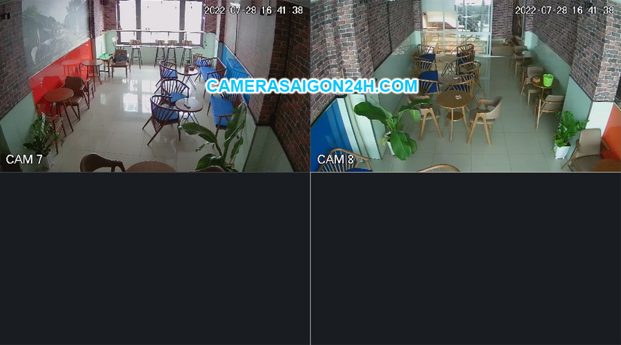 hình ảnh ghi hình thực tế lắp camera 2 mắt tại An Thành Phát