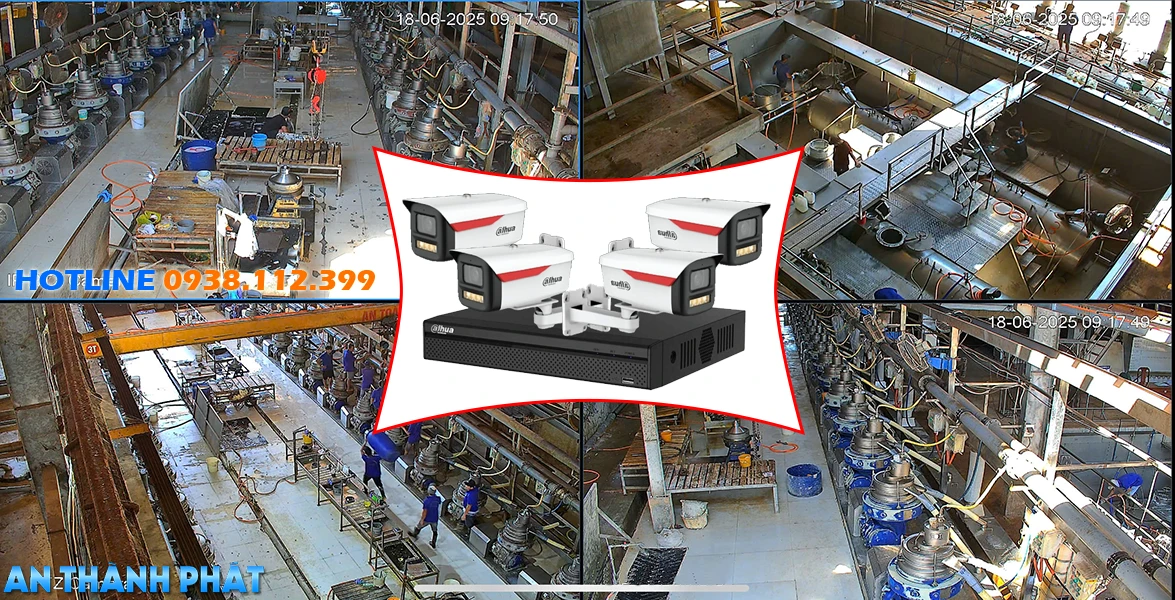 hình ảnh demo bộ camera siêu nét