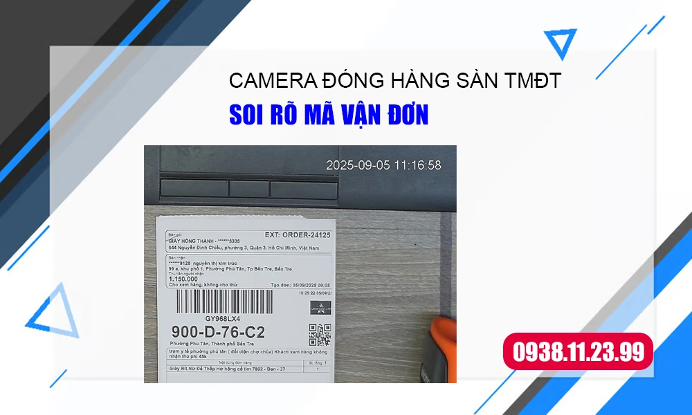 ưu điểm lắp camera quay đóng hàng sàn TMĐT