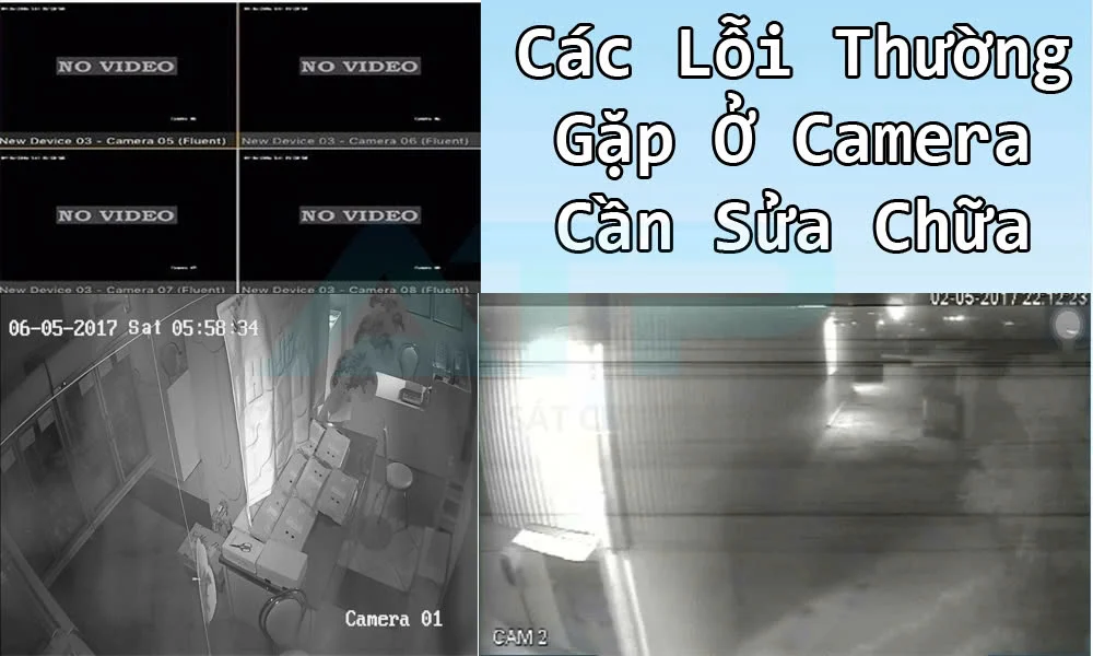 các lỗi camera quan sát thường gặp