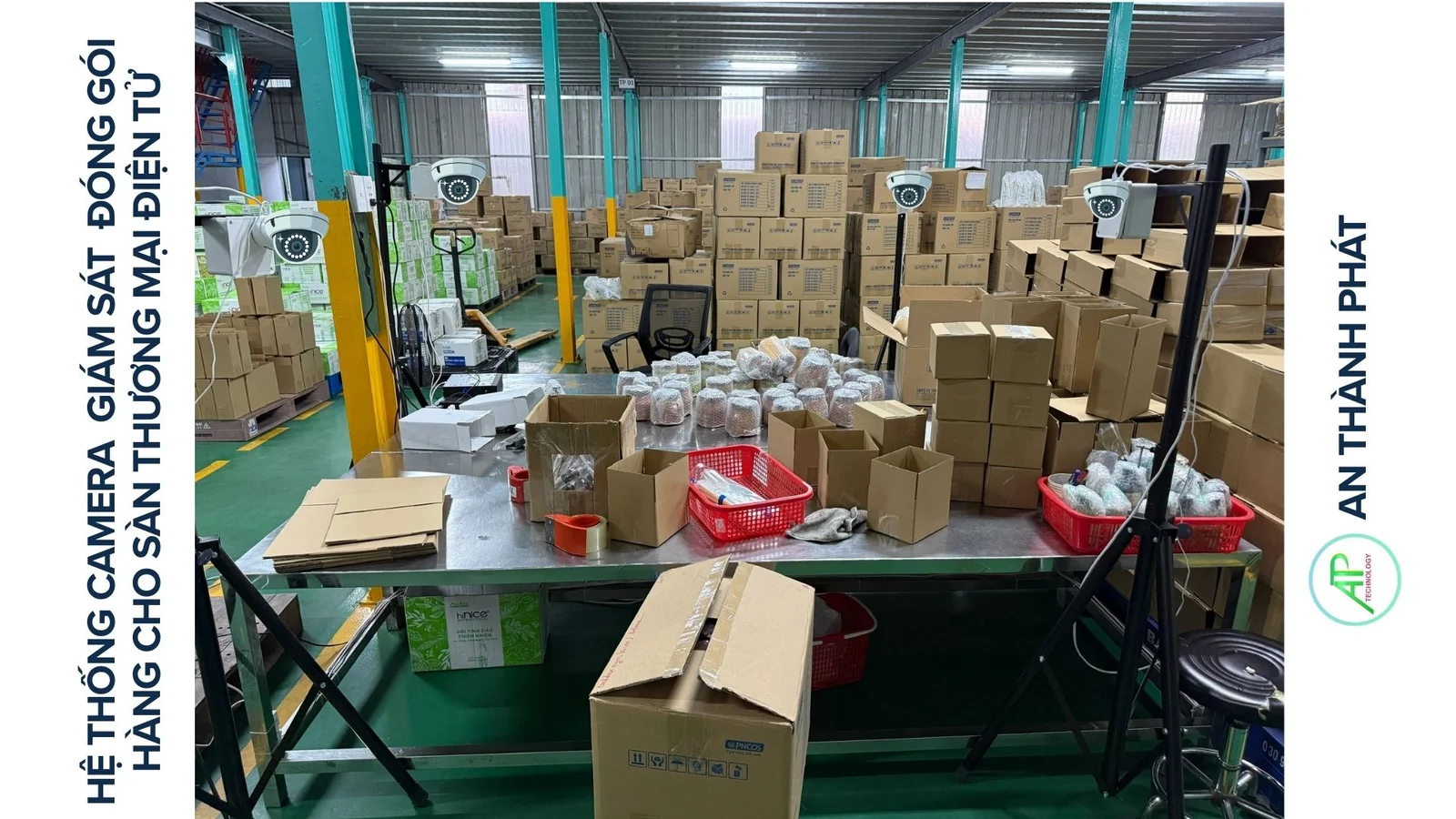 lợi ích camera quay đóng hàng