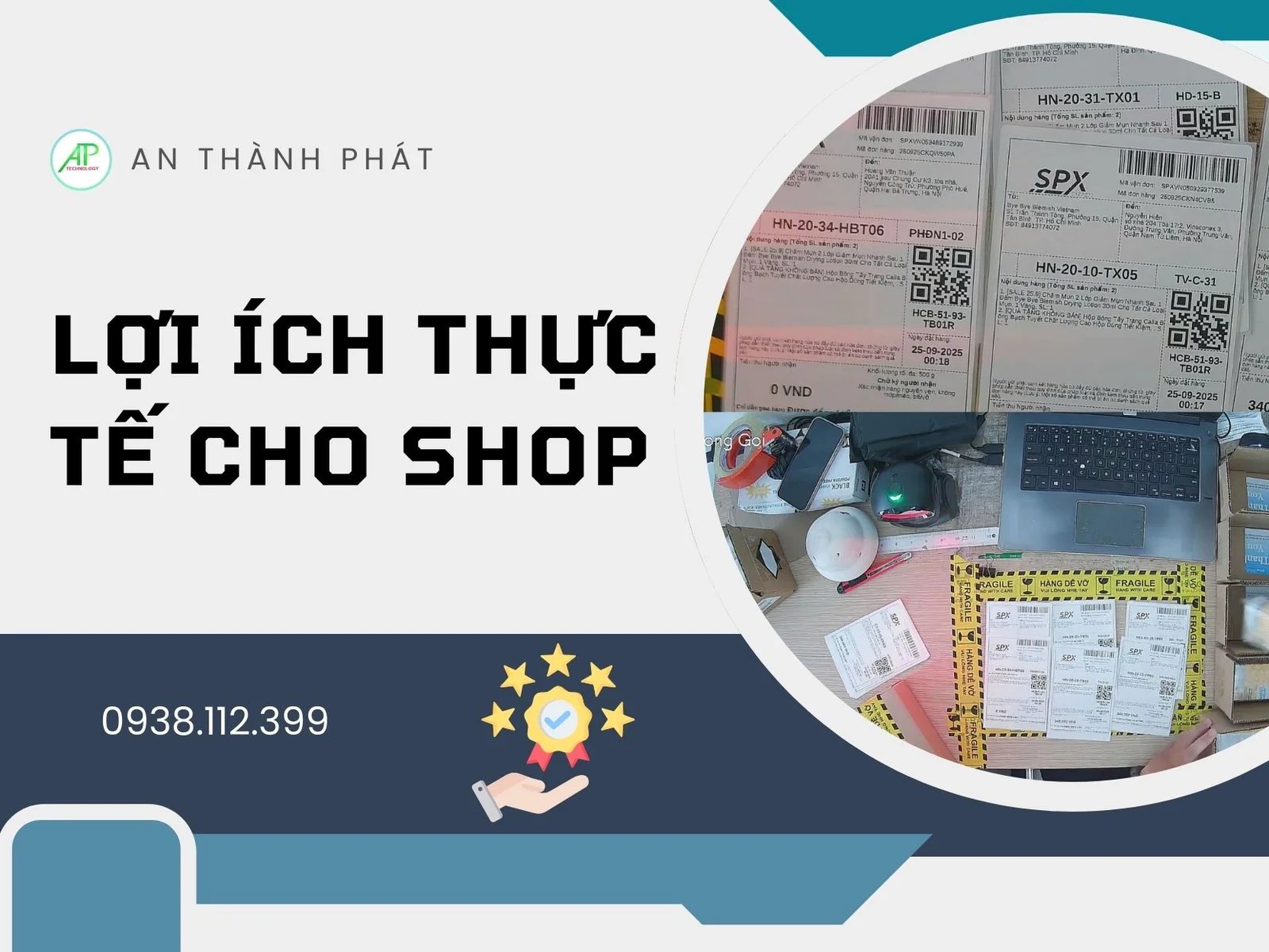 lợi ích thực tế của camera soi mã đơn hàng