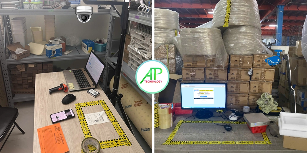 camera quản lý đóng gói đơn hàng