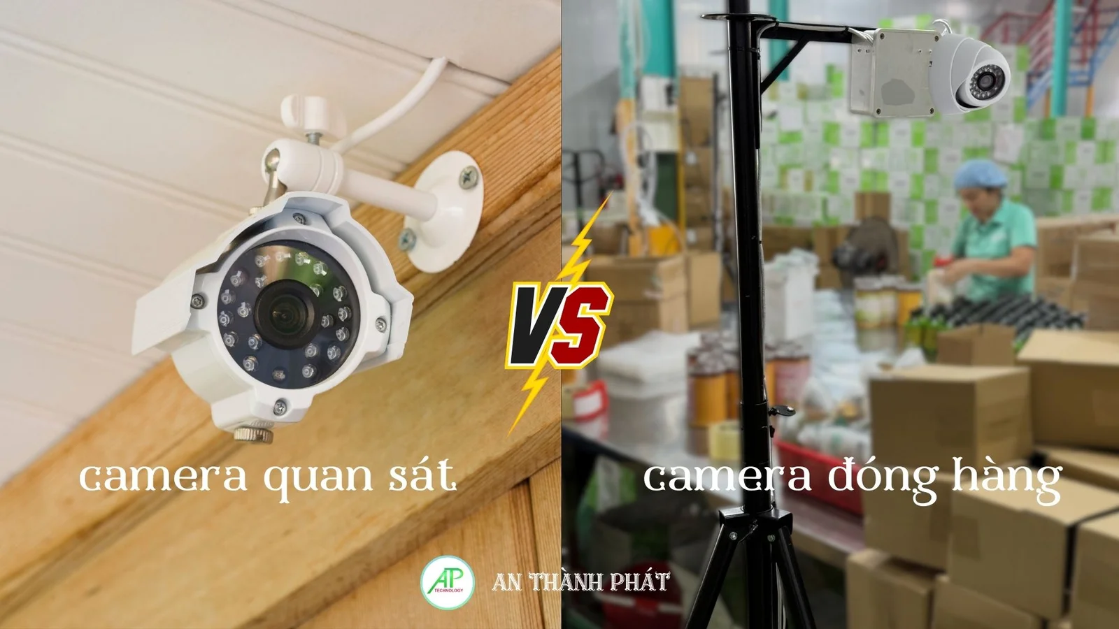 camera quay đóng hàng khác gì với camera quan sát