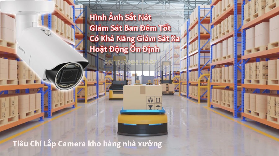 chức năng cần thiết khi lắp camera quan sát kho hàng nhà xưởng