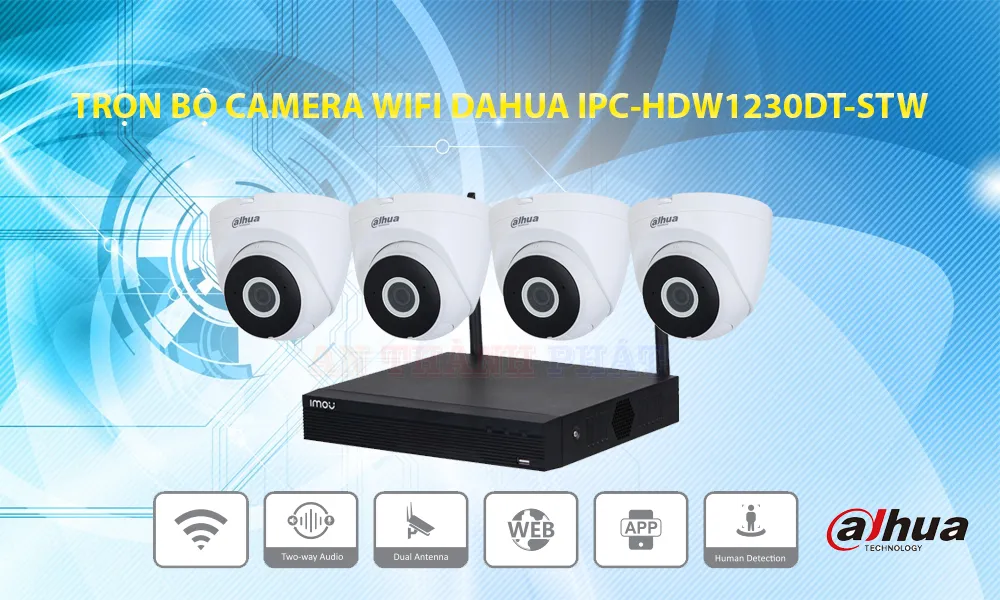 trọn bộ camera wifi giá rẻ IPC-HDW1230DT-STW