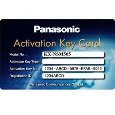 Lắp đặt camera tân phú Activation key mở rộng tổng đài PANASONIC KX-NSM505