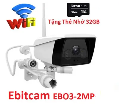Lắp camera wifi giá rẻ Ebitcam EB03-2MP,Lắp Đặt Camera IP Wifi Ngoài Trời Ebitcam EB03,camera quan sát Ebitcam EB03-2MP,camera wifi Ebitcam EB03-2MP, camera ip Ebitcam EB02-2MP