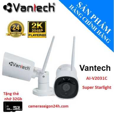 AI-V2031C,VANTECH-AI-V2031C,V2031C,camera wifi ip ngoài trời