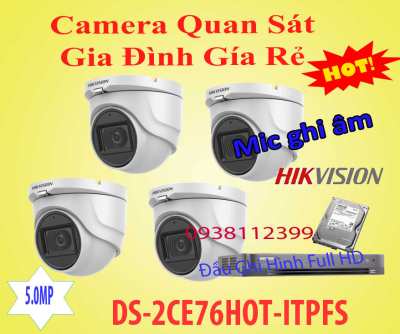 Lắp camera wifi giá rẻ Lắp Camera Gia Đình Gía Rẻ,camera gia đình gía rẻ,camera giá rẻ,camera gia dinh, camera DS-2CE76HOT-ITPFS,DS-2CE76HOT-ITPFS 