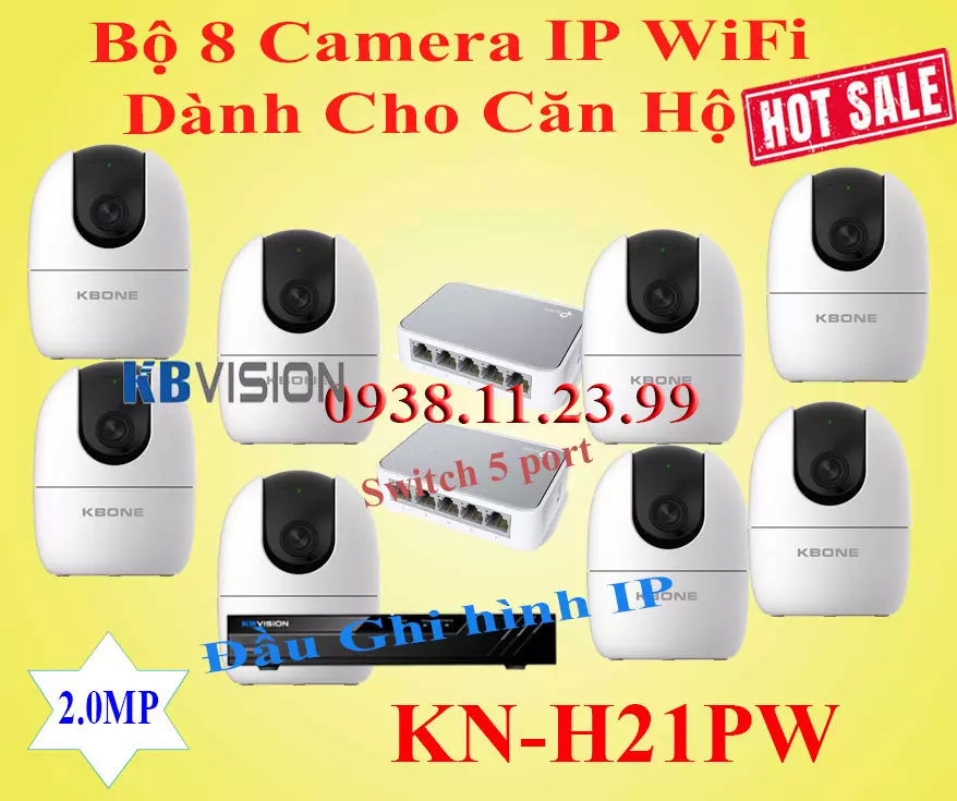 Lắp Camera IP WiFI Dành Cho Căn Hộ,bộ 8 camera quan sát IP WIFI dành cho căn hô,bộ camera quan sat IP can ho, lap camera can ho, lắp đặt bộ 8 camera quan sát