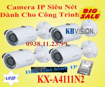 Lắp camera wifi giá rẻ lắp quan sát IP Siêu Nét Công Trình Cao Cấp , camera công trình , camera ip công trình , camera KX-A4111N2 , KX-A411N2