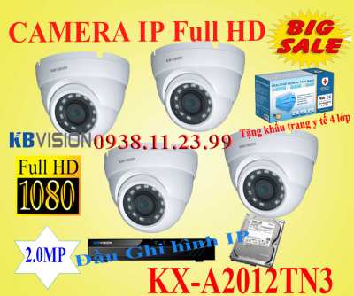 camera kbvision chính hãng công nghệ IP kx-a2012tn3