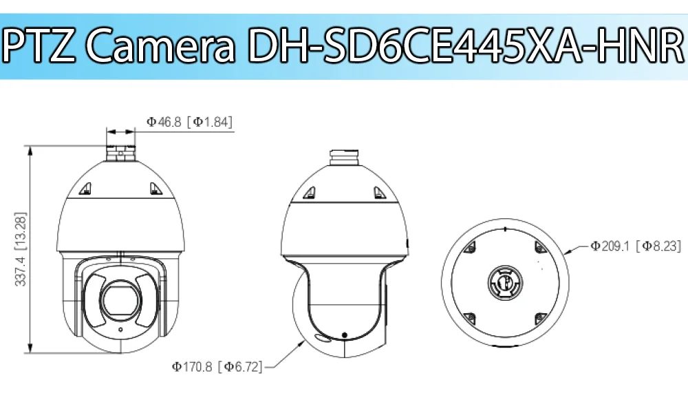 HD khả nang Phát Hiện Người DH-SD6CE445XA-HNR Hình Ảnh Đẹp Dahua