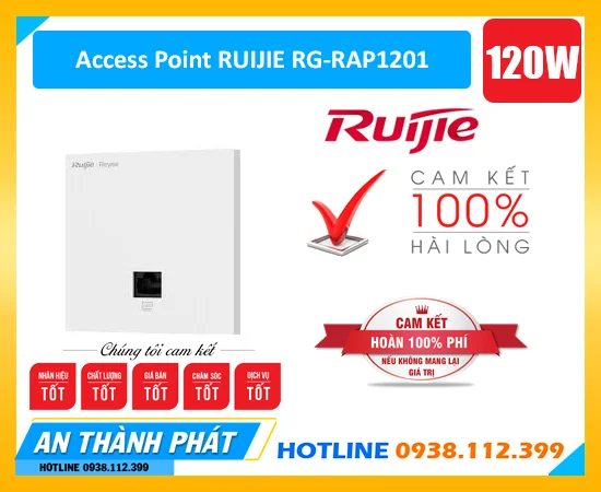Ruijie RG-RAP1201,Access Point Ruijie RG-RAP1201,RG-RAP1201,WiFi gắn tường Ruijie RG-RAP1201,Ruijie RG-RAP1201 giá rẻ

