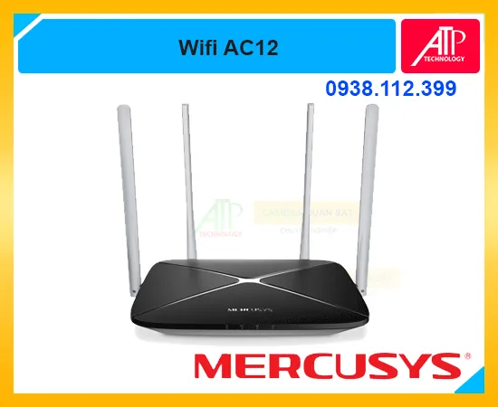 AC12 Router WiFi AC1200, Mercusys AC12 Bộ phát WiFi, Router Mercusys AC12 chính hãng, Thiết bị mạng AC12 băng tần kép, Mua Mercusys AC12 giá tốt, Báo giá Router AC12 mới nhất, Bộ định tuyến WiFi AC12, Mercusys AC12 cho gia đình, Router Gigabit Mercusys AC12