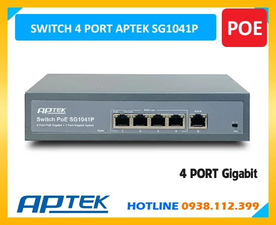 SG1041P, switch poe SG1041P, aptek SG1041P, SG1041P aptek, switch SG1041P, switch port SG1041P, switch aptek SG1041P, bộ chuyển mạch SG1041P, giá bán SG1041P, aptek SG1041P giá rẻ
