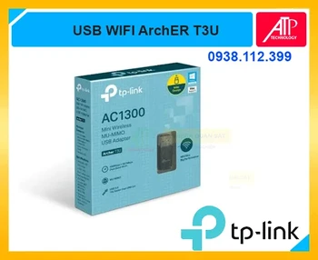 Archer T3U USB WiFi AC1300 chính hãng, Archer T3U bộ thu WiFi USB AC1300, Archer T3U card mạng WiFi USB tốc độ cao, Archer T3U USB 3.0 thu sóng WiFi, Archer T3U adapter WiFi cho PC và laptop, Archer T3U chuẩn WiFi AC băng tần kép, Archer T3U thiết bị thu sóng WiFi ổn định