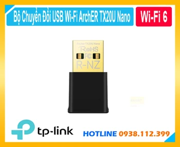 ArchER TX20U Nano,ArchER TX20U Nano giá mới nhất,ArchER TX20U Nano Chất Lượng,USB WiFi 6 Nano AX1800, USB WiFi Nano AX1800, USB WiFi 6 băng tần kép,Giá kỹ thuật ArchER TX20U Nano