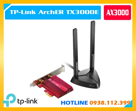 TP-Link Archer TX3000E, Archer TX3000E, Card mạng WiFi TP-Link Archer TX3000E, Card WiFi PCIe TX3000E, Card WiFi Bluetooth TX3000E, Card mạng WiFi tốc độ cao TX3000E, Card mạng TP-Link TX3000E, Card WiFi PCIe Archer TX3000E