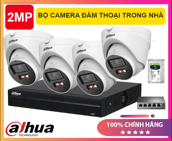 Bộ Camera Đàm Thoại Trong Nhà, trọn bộ camera đàm thoại 2 chiều DH-IPC-HDW1239V-PV, lắp đặt bộ camera đàm thoại, lắp camera đàm thoại 2 chiều chính hãng, camera quan sát đàm thoại 2 chiều, DH-IPC-HDW1239V-PV,