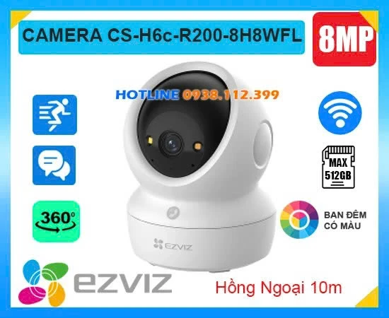 Đèn dùng năng lượng mặt trời Camera CS-H6c-R200-8H8WFL, camera ezivz CS-H6c-R200-8H8WFL, CS-H6c-R200-8H8WFL giá rẻ, CS-H6c-R200-8H8WFL chất lượng cao, thông số đáng chú ý của CS-H6c-R200-8H8WFL, điểm nổi bậtCS-H6c-R200-8H8WFL