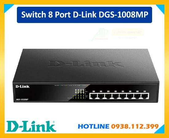 D-Link DGS-1008MP, DGS-1008MP, Switch 8 Cổng D-Link DGS-1008MP, Bộ chia mạng D-Link DGS-1008MP, Switch D-Link DGS-1008MP,  D-Link DGS-1008MP Switch 8 Cổng, 