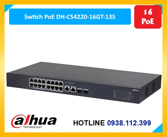 DH-CS4220-16GT-135, DH-CS4220-16GT-135 chính hãng, DH-CS4220-16GT-135 giá rẻ, giá DH-CS4220-16GT-135, mua DH-CS4220-16GT-135, thông số DH-CS4220-16GT-135, giá bán DH-CS4220-16GT-135, thông số kỹ thuật DH-CS4220-16GT-135, switch DH-CS4220-16GT-135