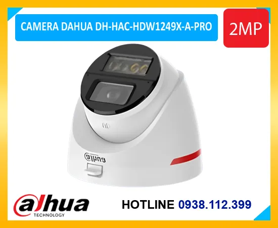 Camera DAHUA WizColor, Camera DH-HAC-HDW1249X-A-PRO , Camera CVI DAHUA DH-HAC-HDW1249X-A-PRO , Camera DH-HAC-HDW1249X-A-PRO giá rẻ , camera DH-HAC-HDW1249X-A-PRO chính hãng.