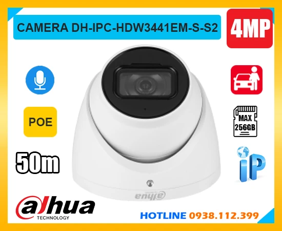Camera Dahua DH-IPC-HDW3441EM-S-S2 (4MP), camera ghi âm DH-IPC-HDW3441EM-S-S2, camera quan sát DH-IPC-HDW3441EM-S-S2, lắp đặt camera DH-IPC-HDW3441EM-S-S2, camera DH-IPC-HDW3441EM-S-S2 giá rẻ, lắp camera DH-IPC-HDW3441EM-S-S2 giá rẻ, Camera Dahua DH-IPC-HDW3441EM-S-S2,