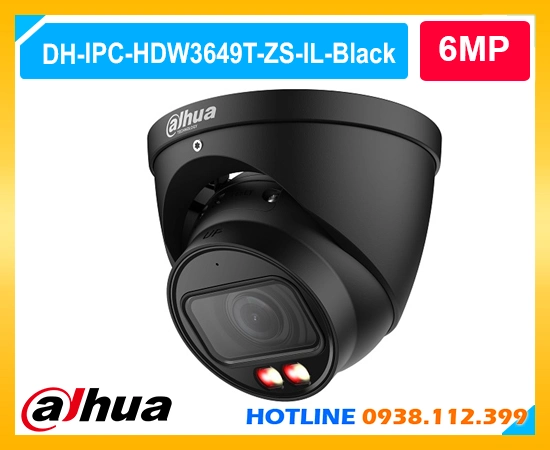 Camera Dahua DH-IPC-HFW3649T-ZAS-IL-Black chính hãng giá tốt, Camera DH-IPC-HFW3649T-ZAS-IL-Black 6MP siêu nét, Camera Dahua DH-IPC-HFW3649T-ZAS-IL-Black ngoài trời IP67, Camera IP Dahua DH-IPC-HFW3649T-ZAS-IL-Black, Camera Dahua DH-IPC-HFW3649T-ZAS-IL-Black,DH-IPC-HFW3649T-ZAS-IL-Black