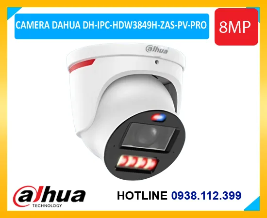 Camera DAHUA WizColor, Camera DH-IPC-HDW3849H-ZAS-PV-PRO, Camera IP DAHUA DH-IPC-HDW3849H-ZAS-PV-PRO, Camera DH-IPC-HDW3849H-ZAS-PV-PRO giá rẻ , camera DH-IPC-HDW3849H-ZAS-PV-PRO chính hãng.