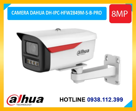 Camera DAHUA WizColor, Camera DH-IPC-HFW2849M-S-B-PRO, Camera IP DAHUA DH-IPC-HFW2849M-S-B-PRO, Camera DH-IPC-HFW2849M-S-B-PRO giá rẻ , camera DH-IPC-HFW2849M-S-B-PRO chính hãng.
