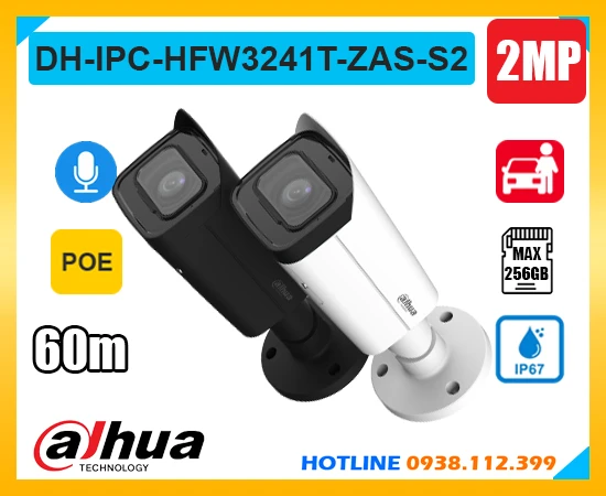 Camera Dahua DH-IPC-HFW3241T-ZAS-S2 (2MP), camera quan sát DH-IPC-HFW3241T-ZAS-S2, lắp đặt camera DH-IPC-HFW3241T-ZAS-S2, lắp camera DH-IPC-HFW3241T-ZAS-S2 giá rẻ, camera ghi âm DH-IPC-HFW3241T-ZAS-S2, camera ngoài trời DH-IPC-HFW3241T-ZAS-S2, camera DH-IPC-HFW3241T-ZAS-S2 giá rẻ,