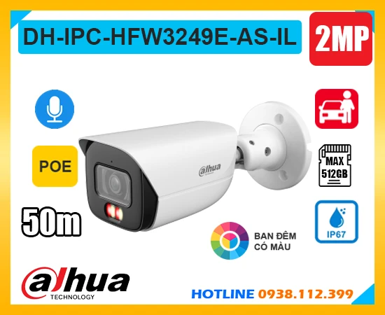 Camera DH-IPC-HFW3249E-AS-IL Dahua (2MP), camera quan sát DH-IPC-HFW3249E-AS-IL, camera ghi âm DH-IPC-HFW3249E-AS-IL, camera dahua DH-IPC-HFW3249E-AS-IL, lắp đặt camera DH-IPC-HFW3249E-AS-IL, lắp camera DH-IPC-HFW3249E-AS-IL giá rẻ, camera thân DH-IPC-HFW3249E-AS-IL,