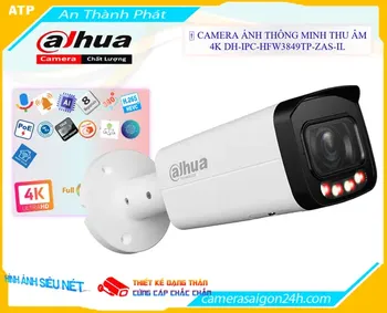 Camera Siêu Nét DH-IPC-HFW3849TP-ZAS-IL,DH-IPC-HFW3849TP-ZAS-IL Tốt nhất,thông số DH-IPC-HFW3849TP-ZAS-IL,DH-IPC-HFW3849TP-ZAS-IL Chất lượng nhất,  DH-IPC-HFW3849TP-ZAS-IL công nghệ cao,  DH-IPC-HFW3849TP-ZAS-IL WizSense, camera có màu ban đêm DH-IPC-HFW3849TP-ZAS-IL