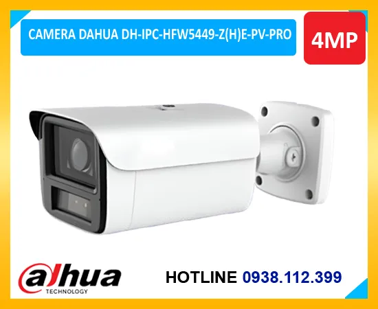 Camera DAHUA WizColor, Camera DH-IPC-HFW5449-Z(H)E-PV-PRO , Camera IP DAHUA DH-IPC-HFW5449-Z(H)E-PV-PRO, Camera DH-IPC-HFW5449-Z(H)E-PV-PRO giá rẻ , camera DH-IPC-HFW5449-Z(H)E-PV-PRO chính hãng.