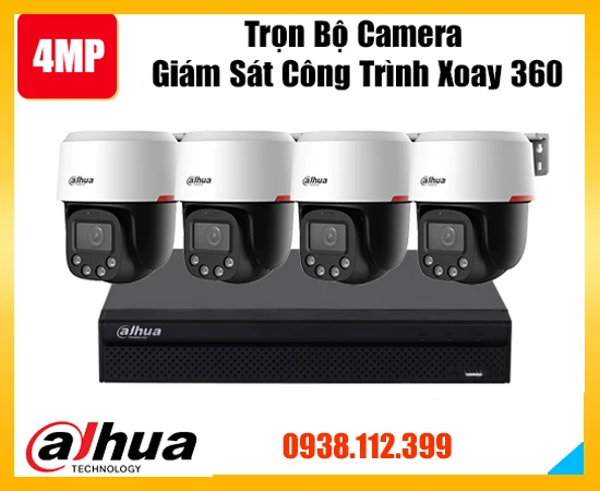 Đèn dùng năng lượng mặt trời trọn bộ camera giám sát công trình, camera giám sát công trình trọn bộ giá rẻ, bộ camera giám sát công trình giá rẻ, bộ camera xoay 360 cho công tình, lắp bộ camera giám sát công trình