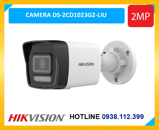 DS-2CD1023G2-LIU camera IP Hikvision, DS-2CD1023G2-LIU camera 2MP ngoài trời, DS-2CD1023G2-LIU camera có mic, DS-2CD1023G2-LIU camera hồng ngoại ban đêm, DS-2CD1023G2-LIU camera chống nước IP67, DS-2CD1023G2-LIU camera giám sát an ninh, DS-2CD1023G2-LIU camera thân trụ Hikvision