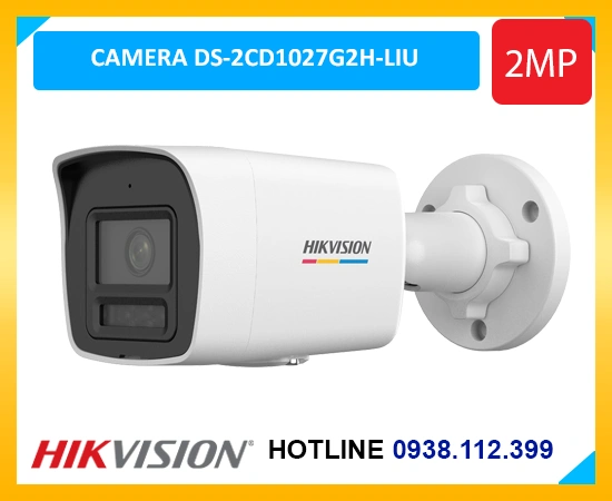DS-2CD1027G2H-LIU, camera DS-2CD1027G2H-LIU Hikvision, camera ColorVu DS-2CD1027G2H-LIU, camera IP 2MP DS-2CD1027G2H-LIU, camera quan sát full color ban đêm, camera Hikvision ColorVu 2MP, camera an ninh DS-2CD1027G2H-LIU, camera hikvision DS-2CD1027G2H-LIU, camera giá rẻ DS-2CD1027G2H-LIU