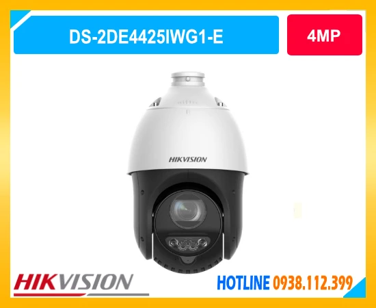 camera hikvision ds-2de4425iwg1-e, camera ptz hikvision 4mp, camera speed dome zoom 25x, camera acuSense hikvision, camera an thành phát