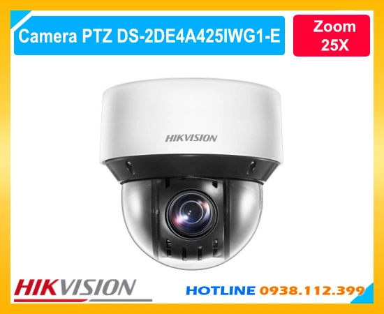 DS-2DE4A425IWG1-E, Camera DS-2DE4A425IWG1-E, Giá DS-2DE4A425IWG1-E, Camera Mạng DS-2DE4A425IWG1-E, Camera Speed Dome 4MP Hikvision, Camera Zoom 25X Hikvision, Camera DarkFighter DS-2DE4A425IWG1-E, Lắp đặt Camera DS-2DE4A425IWG1-E