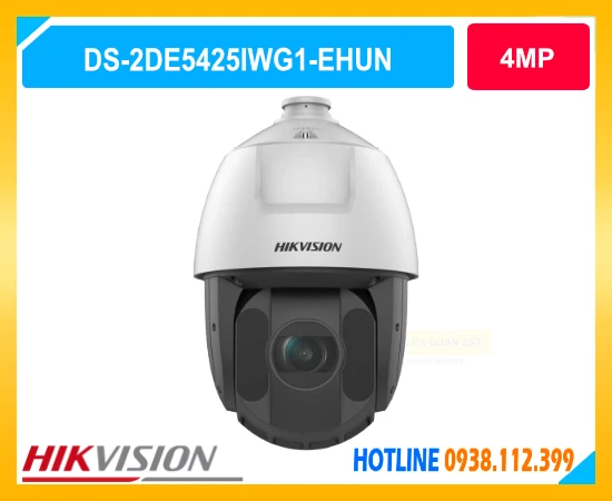 camera Hikvision DS-2DE5425IWG1-EHUN, camera PTZ 4MP, camera Speed Dome Hikvision, camera DarkFighter, camera zoom quang 25X
