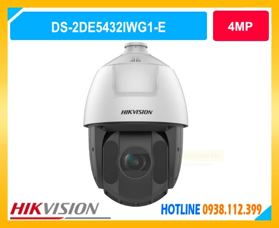 camera Hikvision DS-2DE5432IWG1-E, camera PTZ 4MP, camera Speed Dome Hikvision, camera DarkFighter, camera zoom quang 32X
