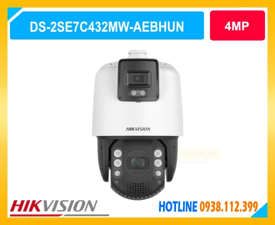 camera speed dome Hikvision, camera PTZ 4MP, camera Hikvision DS-2SE7C432MW-AEBHUN, camera AI AcuSense, camera zoom quang 32X