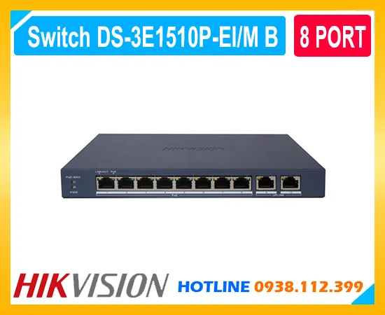 Switch DS-3E1510P-EI/M B,Giá Phân Phối DS-3E1510P-EI/M B,Giá kỹ thuật DS-3E1510P-EI/M B,DS-3E1510P-EI/M B bán rẻ,DS-3E1510P-EI/M B chính hãng,chất lượng DS-3E1510P-EI/M B