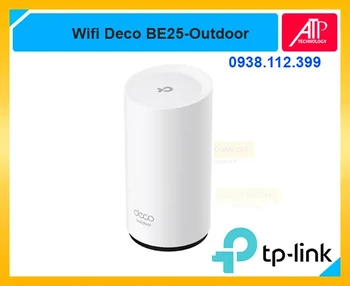 Deco BE25-Outdoor, TP-Link Deco BE25-Outdoor, Router WiFi 7 Deco BE25-Outdoor, Bộ phát WiFi Mesh Deco BE25-Outdoor, WiFi ngoài trời Deco BE25-Outdoor, Thiết bị WiFi Mesh TP-Link Deco BE25-Outdoor, Deco BE25-Outdoor BE5000